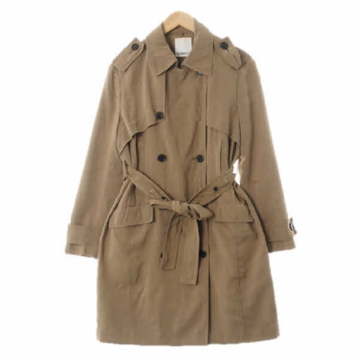 2590 톰보이 베이지 견장더블트렌치코트 [80-90-160]