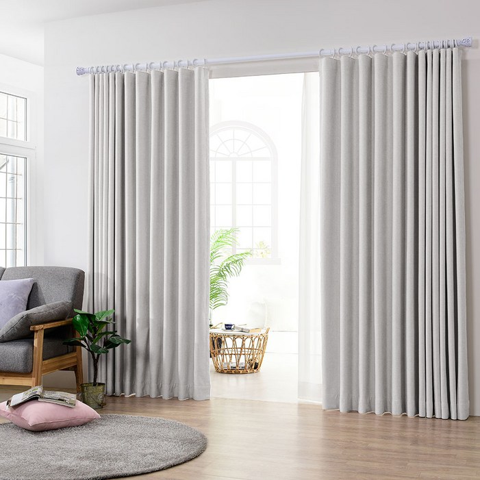 아로아 릴리커튼 무료배송 100프로 암막커튼 형상기억 자석끈증정 3중직 방한방풍 거실 안방 레일형 커튼봉링형 핀형커튼 바람막이 커텐