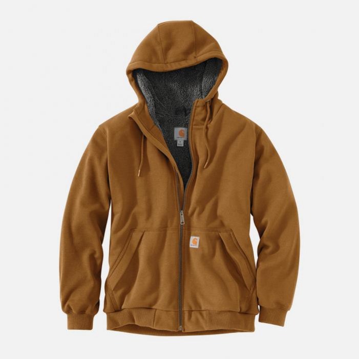 칼하트 103308 락랜드 셰르파 양털안감 후드집업 BROWN