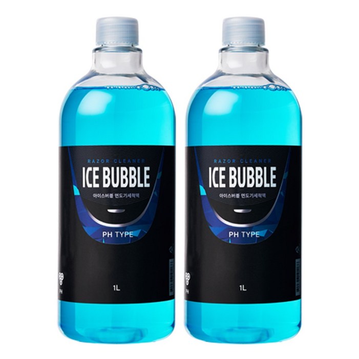 아이스버블 면도기세척액 1L 브라운필립스파나소닉 전기면도기 호환 리필액