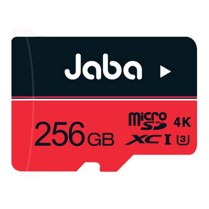 JABA MicroSDXC 마이크로 SD카드 256gb U3 4K 메모리카드 256기가, 256GB