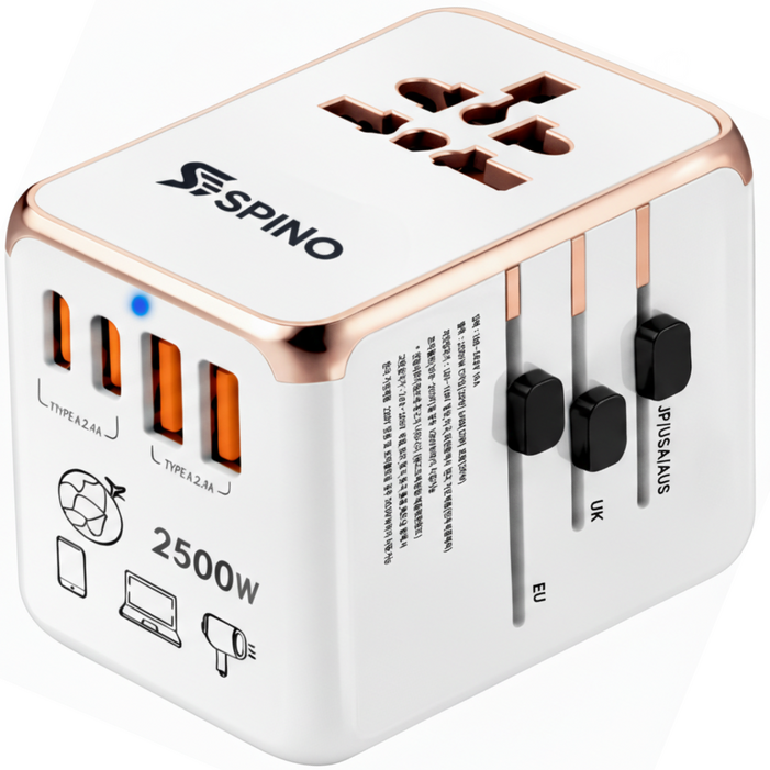 스피노 고속 2500W 일본 돼지코 변환기 해외 여행용 멀티 어댑터