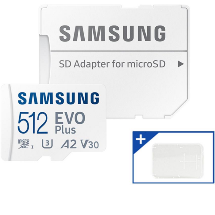 삼성전자 마이크로SD EVO Plus MBMC512KAKR 어댑터  보관 케이스