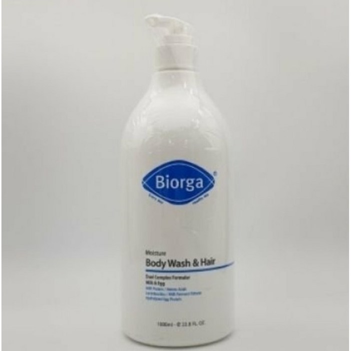 [2개] 바이오가 모이스처 헤어&바디클렌져 유아 임산부 올인원 1000ml 대용량