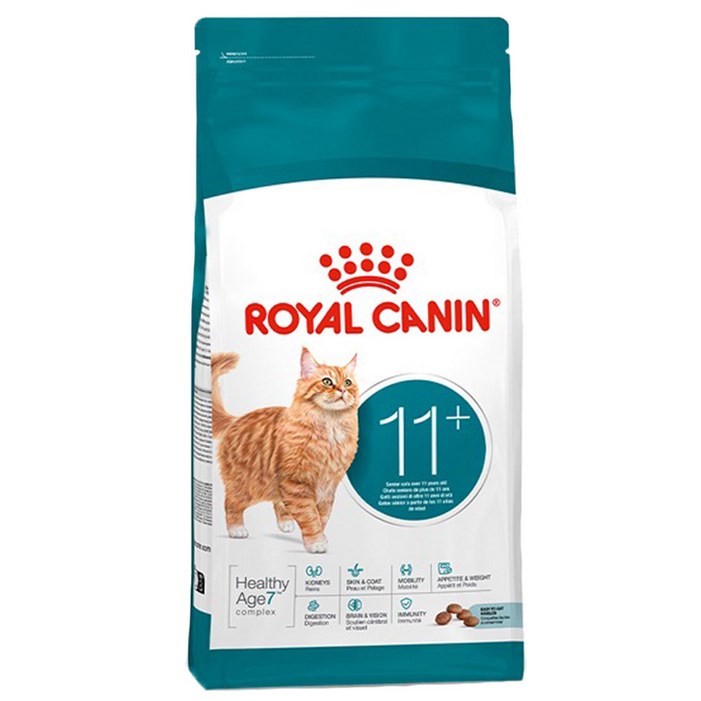 로얄캐닌 에이징 11 고양이 사료 400g  노년기, 1개, 400g, 닭오리