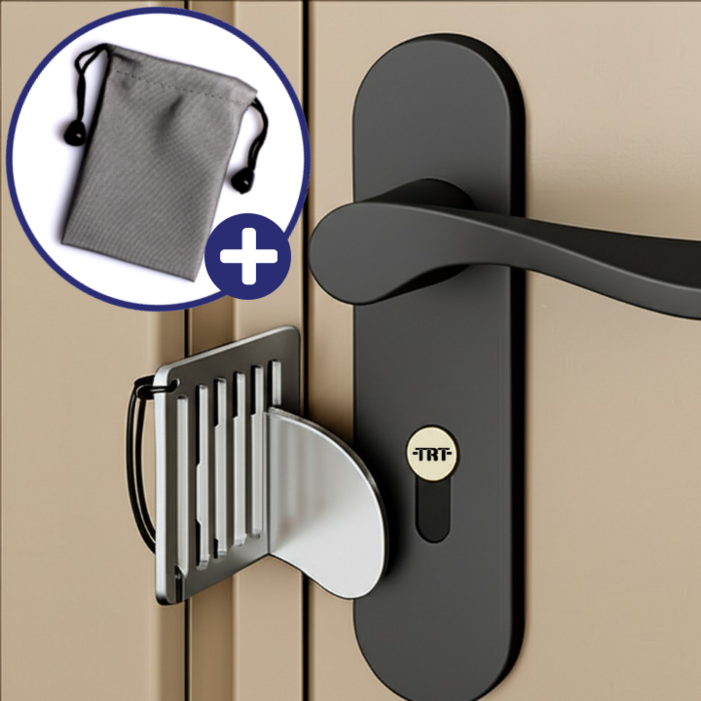 락세이프 휴대용 도어락 여행용 호텔 잠금 장치, 2개