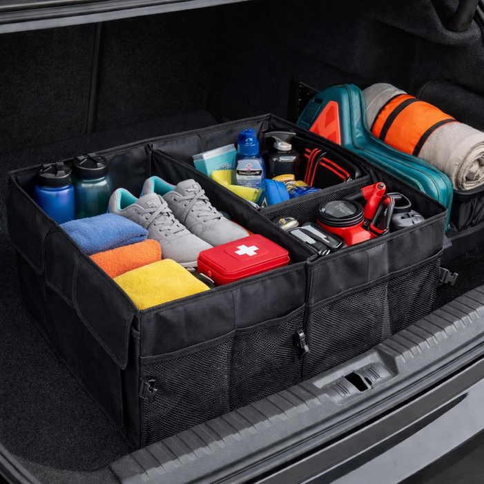 보넬티 대용량수납 접이식 자동차 트렁크 정리함