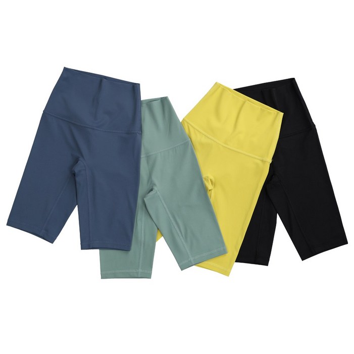 하이웨이스트 5부 레깅스 요가 필라테스 바이커 쇼츠