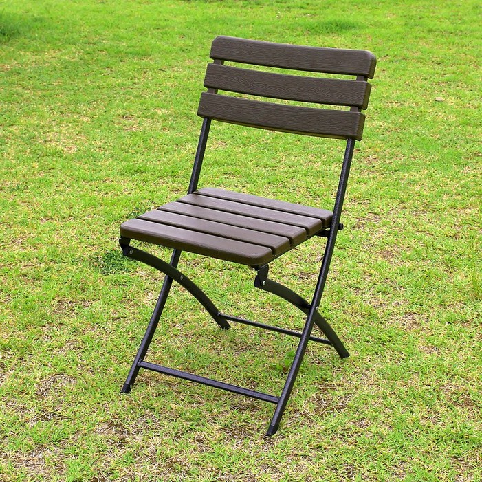 아르망 브로몰딩 접이식 의자 4개 야외 테라스 야외 카페 커피숍 간이 플라스틱 캠핑 휴대용 스틸 공원 체어, 4개