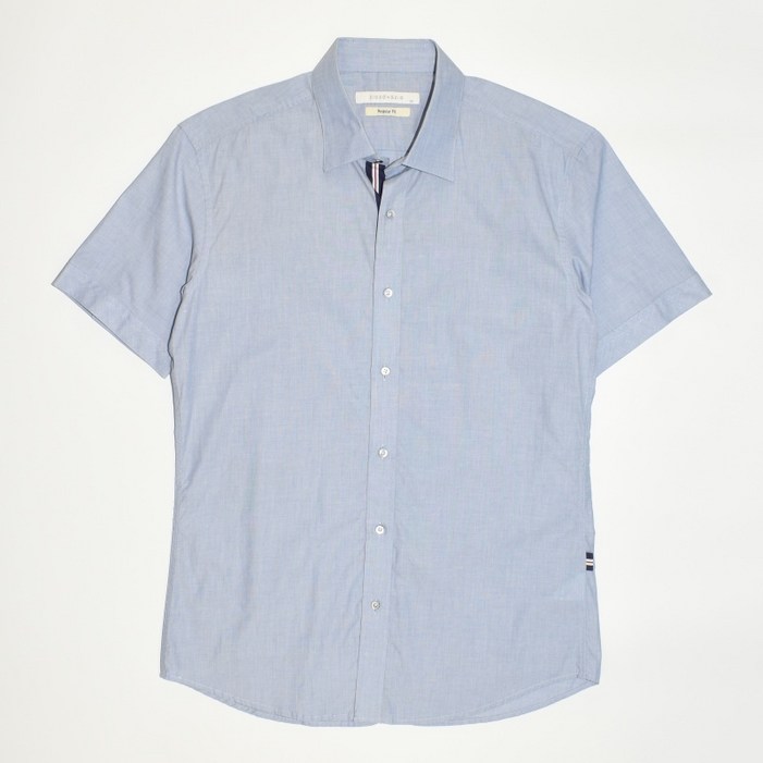 빈티지테크 4179.지오송지오 솔리드 반팔 남방셔츠정품 100