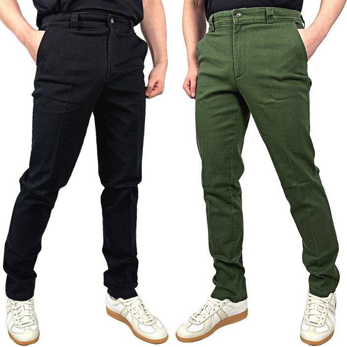 봄 가을 면 골프바지 RPA 허리편한 골프웨어 아빠 중년 남성 바지 일자핏 스판