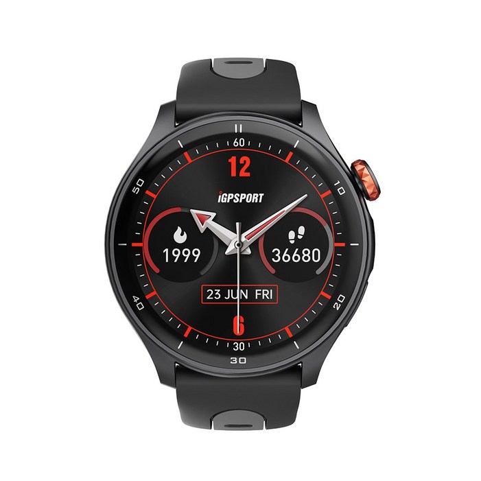 iGPSPORT 아이지피스포츠 LW10 스마트워치 GPS 심박 아웃도어 스포츠 시계, 핑크, 1개