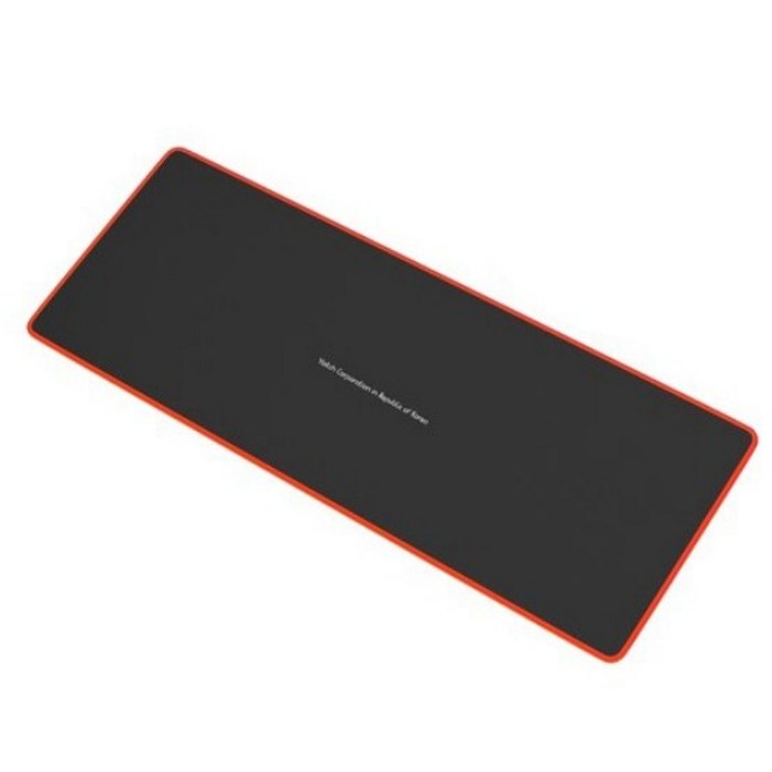 요이치 게이밍 마우스 장패드 800 x 300 x 5 mm, 블랙  레드, 1개