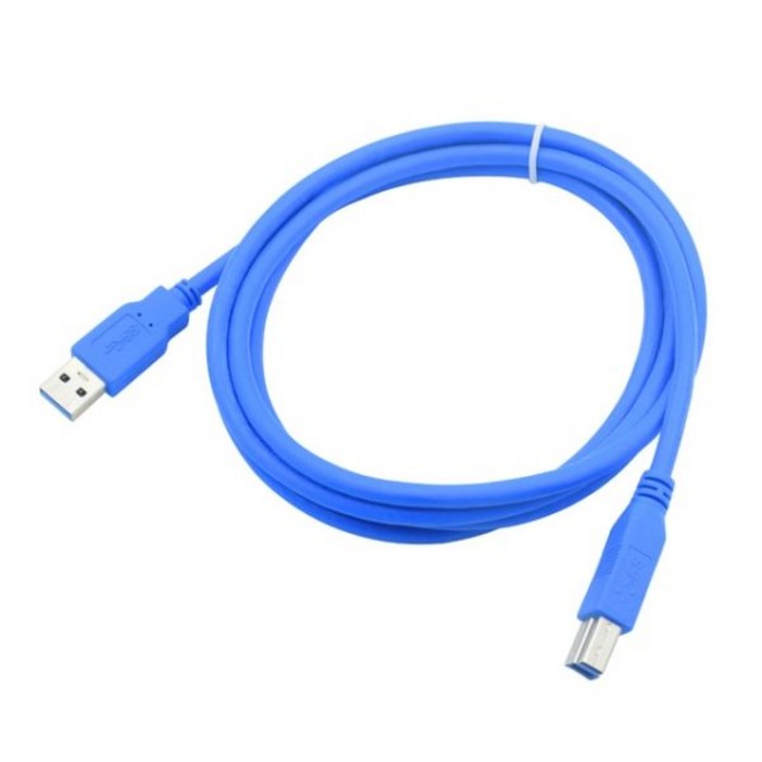 USB 3.0 타입 A Male To Type B 데이터 동기화 코드 프린터 케이블 0.3/0.5/1/1.8/3/5m, HP IOGEAR Lexmark Samsung CyberPo