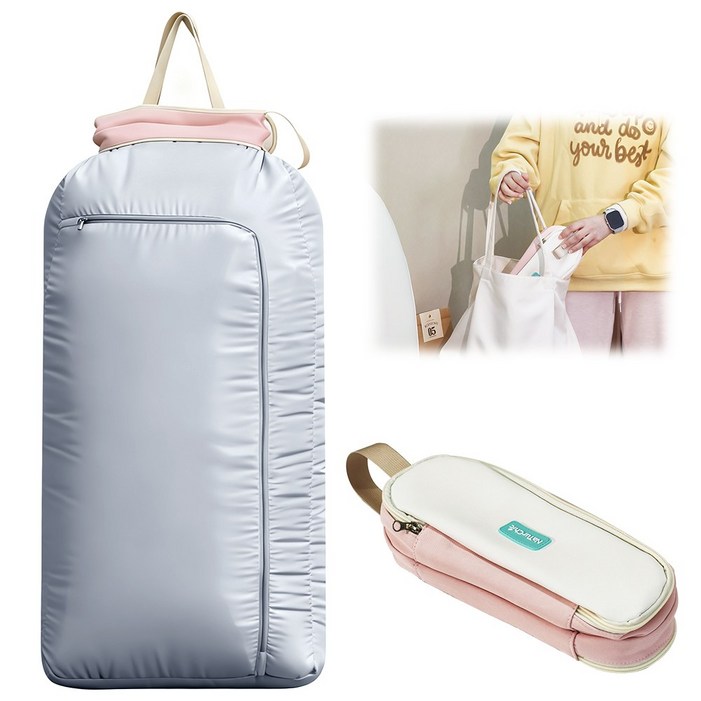 휴대용 고속 여행용 건조기, 아파트, 여행용 휴대용 건조기, 가벼운 옷, 드라이백이 달린 속옷 건조기, 후크, 여행자, 이사 축하에 안성맞춤 보관 가방 포함, 헤어드라이기 없음