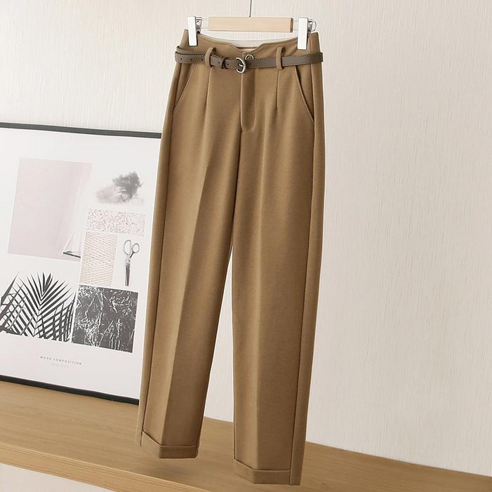 여성 슬랙스 핀턱 출근룩 팬츠 베이직 회사 평일 여자