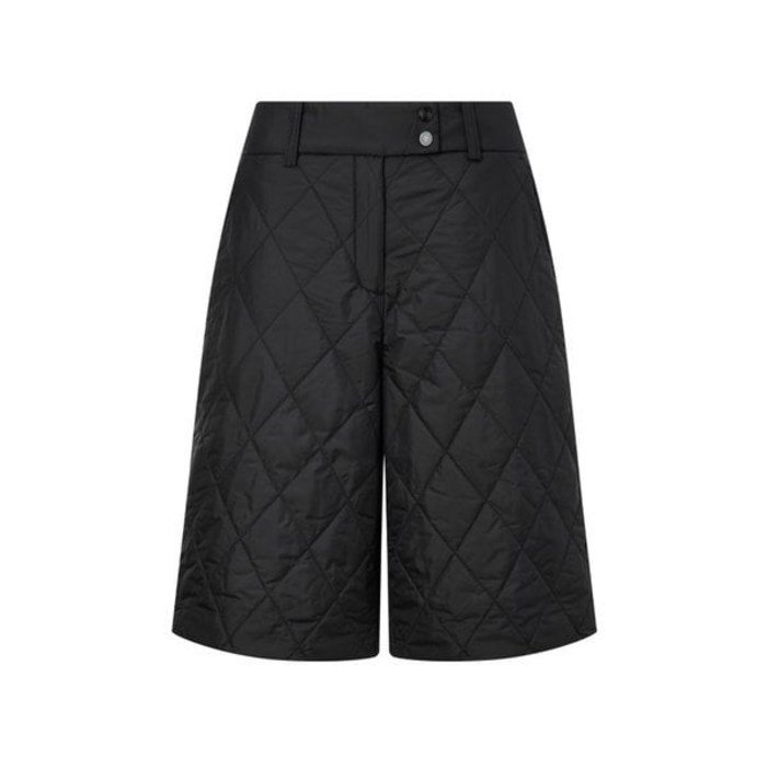 백화점 정품 닥스골프 23FW CAPSULE LINE 여성 블랙 퀼팅 밴딩 반바지 DNPA3D921BK