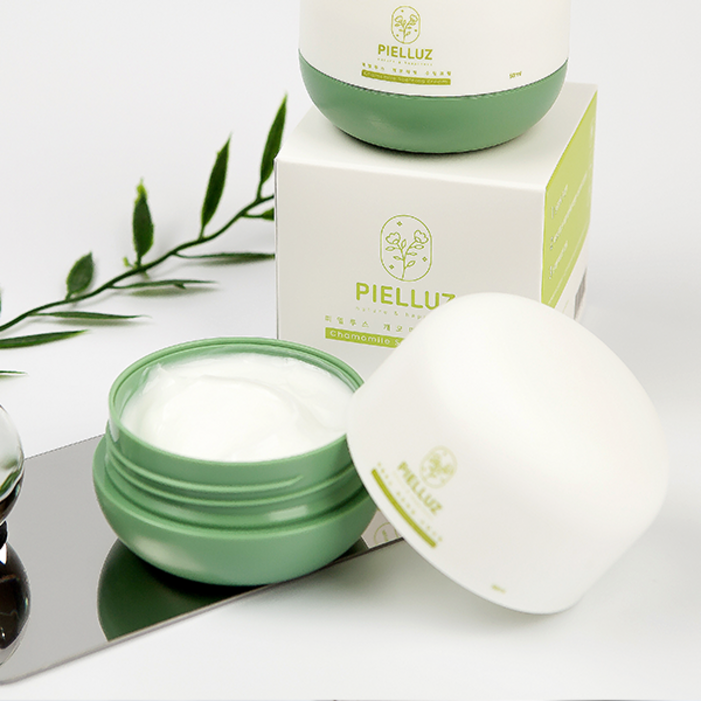 기한임박할인이벤트25년11월16일까지피엘루스 캐모마일 수딩 아로마 수분 진정 크림, 50ml, 1개