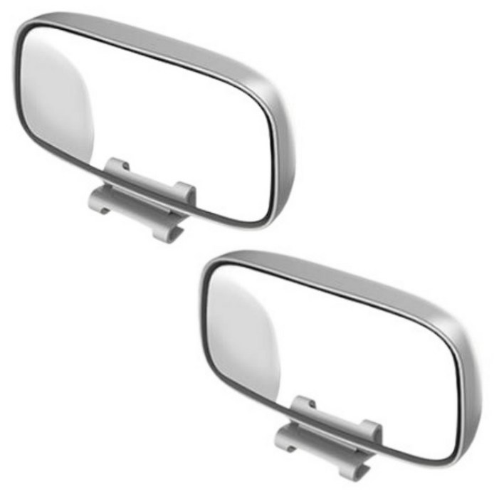 지티알 사이드 보조미러 운전석  보조석 2p, 실버, 2개