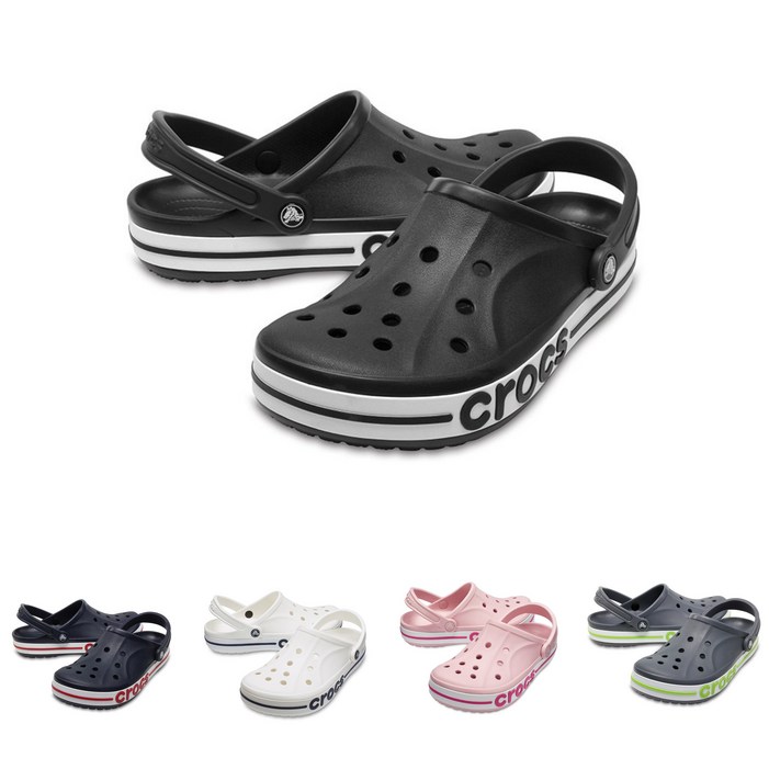 크록스 남녀공용 바야밴드 크록밴드 클래식 클로그 스포츠 샌들 슬리퍼