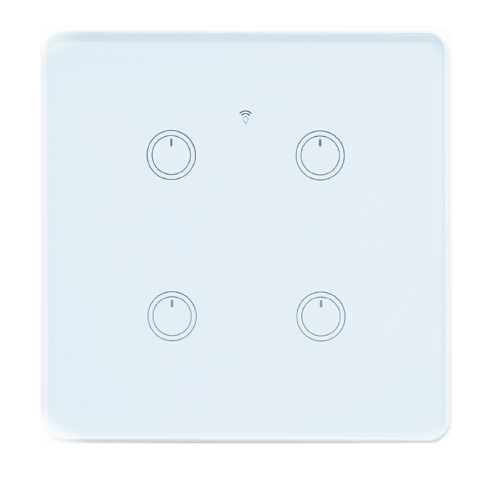 스마트빌 스마트 wifi iot 원격 제어 4구 화이트 스위치 4A880W
