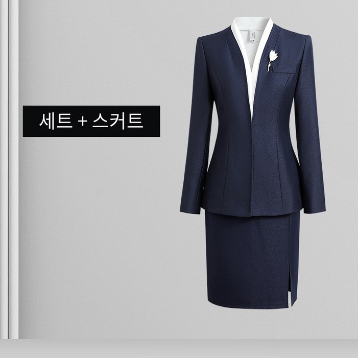 그루밍 grooming 여성 고품질 영업부 교사 강사 정장 원피스 치마 바지 세트
