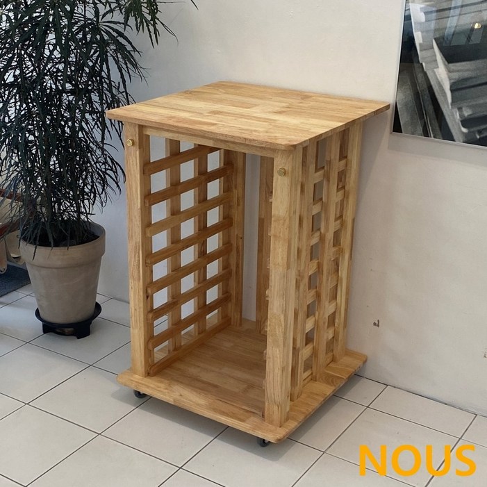 스메그 오븐렉 지에라 에카 누스 오븐랙 우드랙, 8단, 네츄럴