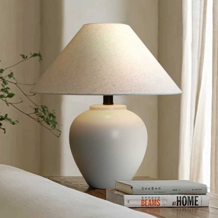 도자기 단스탠드 조명 램프 호텔 펜션 고급 침실