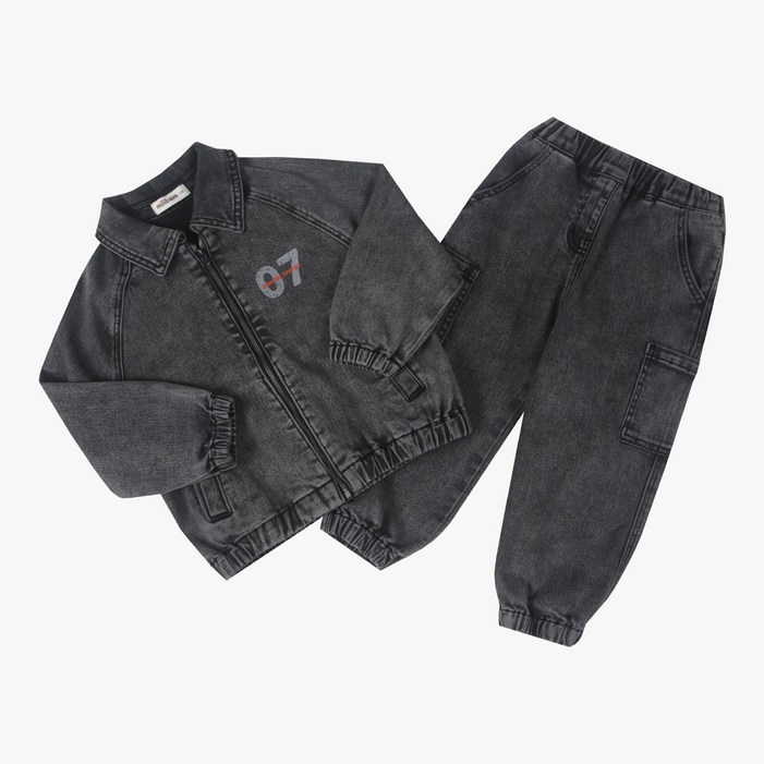 밀리밤 괴정점 #핫아이템 #가을 #남녀공용 #유니 워시드 데님 상하세트 MLMS25W62