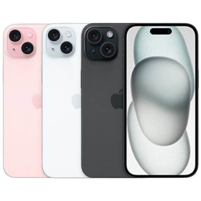 애플 아이폰15 S급 공기계 유심만 넣어 바로 사용 용량선택  128GB  256GB 구성품  단말기  USB케이블  젤리케이스  보호필름  그립톡, 128GB, 블랙