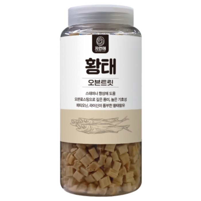 자연애 강아지 간식 오븐에 구운 황태 380g