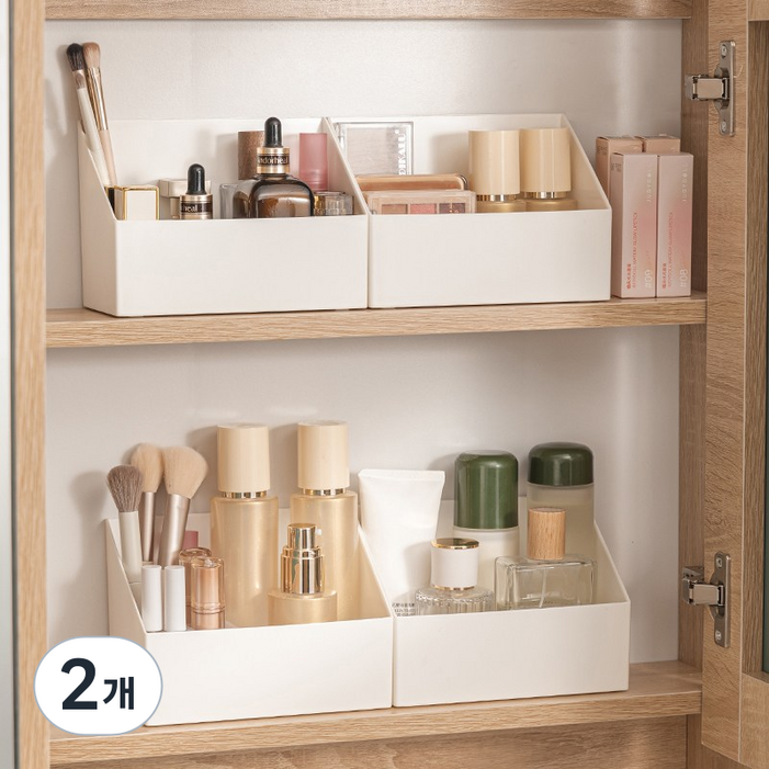 미우리빙 콤팩트 욕실 정리함 미니 칸막이 포함