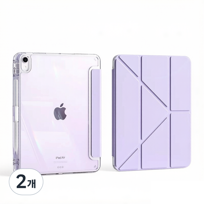AOUB 아이패드 에어 8보호 케이스 3+Y 접이식 스탠드 아이패드7/8/9/10/11/12 세대 연필 보관 펜 슬롯 보호 케이스 무료 배송