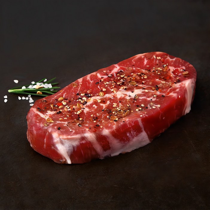 푸드랩플러스 부채살 시즈닝 스테이크, 200g, 1개