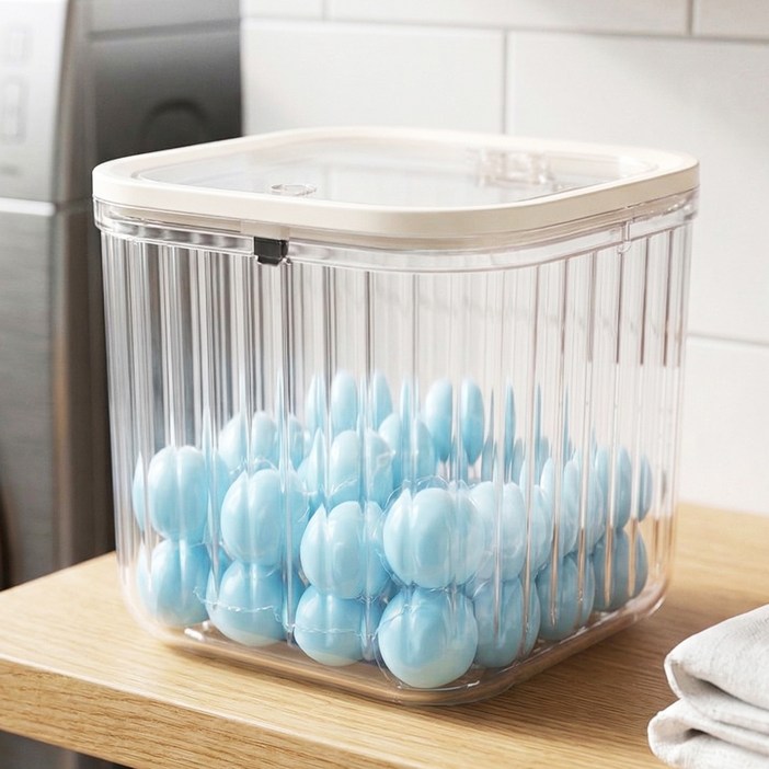 한봄누리 캡슐세제통 커피캡슐통 원터치 보관함 대형