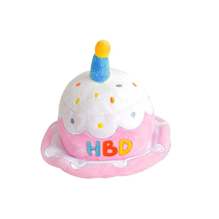 바잇미 HBD 생일 케이크 강아지 모자 바잇미 HBD 생일 케이크 강아지 모자