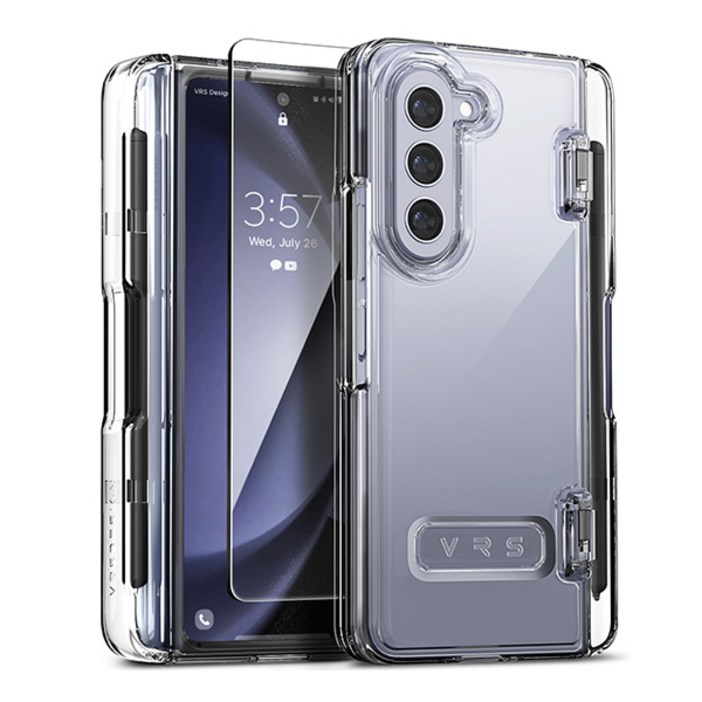 베루스 테라가드 모던 펜커버 자동 힌지 보호 S펜 수납 휴대폰 케이스  필름 세트