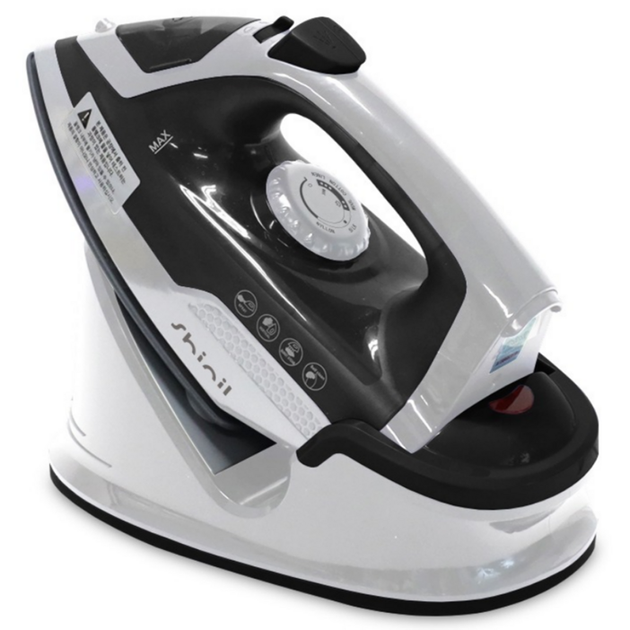 신일 무선 스팀다리미, SEI-WB20YB, 블랙+화이트