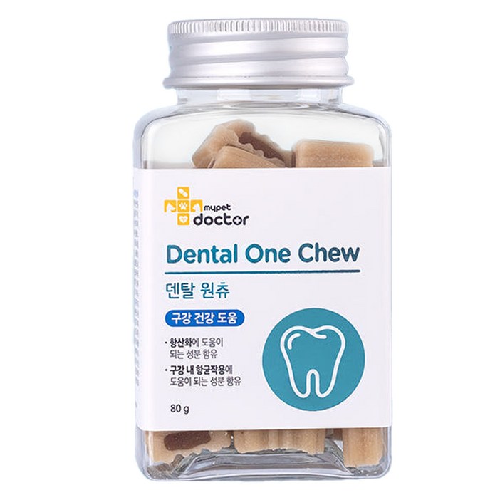 마이펫닥터 강아지 영양제 덴탈원츄 구강 덴탈 양치껌 30p