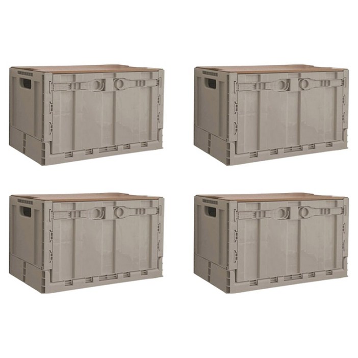 룸인홈 오픈도어 폴딩박스 63L + MDF 상판