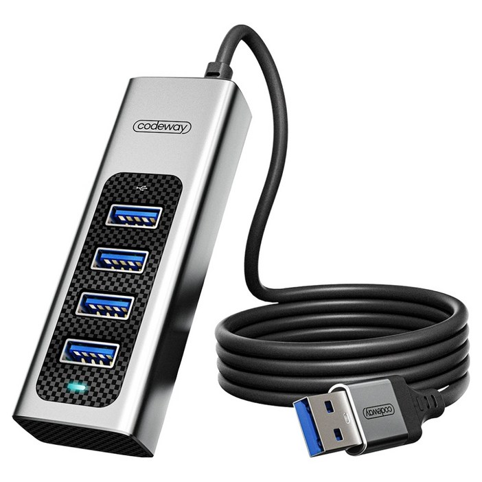 코드웨이 USB 3.0 타입 노트북 멀티허브 4포트