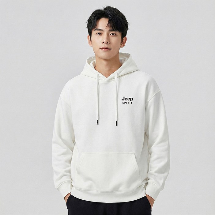 지프스피릿 남녀공용 패셔너블 빅포켓 후드티