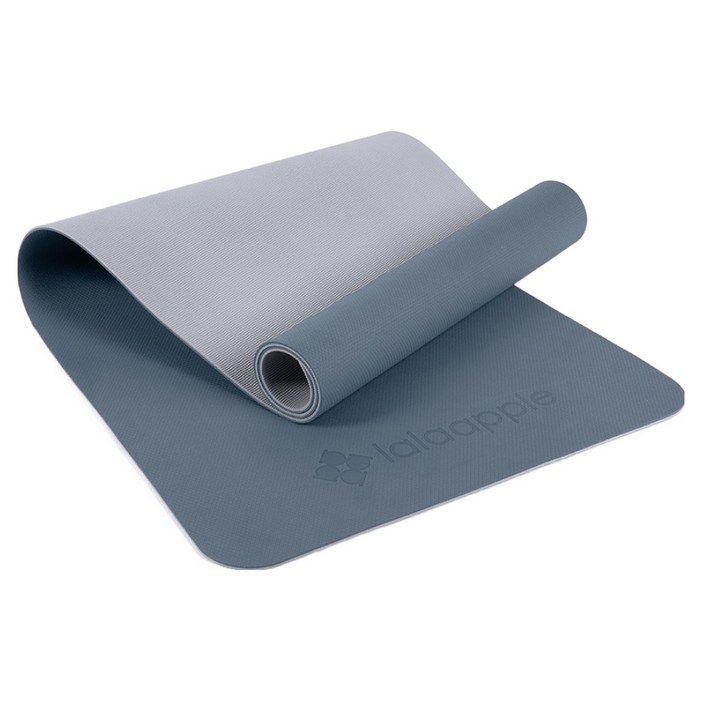 라라애플 TPE 요가매트 양면, 슬레이트 블루, 1개
