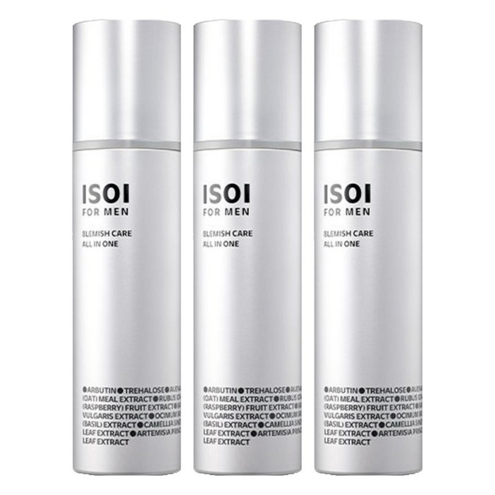 아이소이 포 맨 블레미쉬 케어 올인원 로션, 100ml, 3개