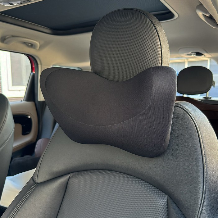 카템 감탄 3D 메모리폼 차량용 목쿠션  더스트백