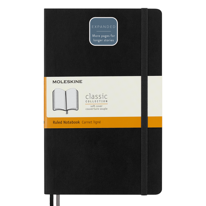 몰스킨 클래식노트 익스팬디드 룰드 라지