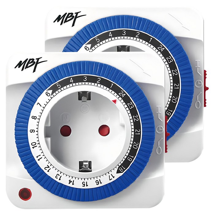 엠비에프 24시간 절전형 타이머 콘센트 스위치 1구 MBFTSW24A
