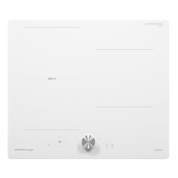 나비엔매직 전기레인지 인덕션 3구 화이트, ERI-5043AF, 빌트인