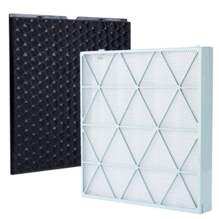 웅테크 삼성 공기청정기 호환 무풍큐브 하이브리드 초미세청정 집진필터  숯 탈취필터 CFXH170D