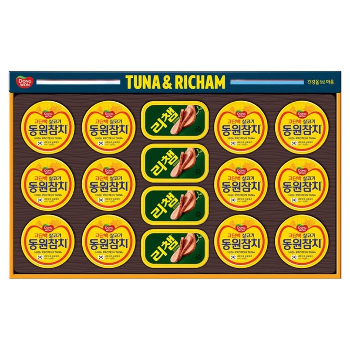 동원 튜나리챔 O48호 선물세트  부직포백, 3세트